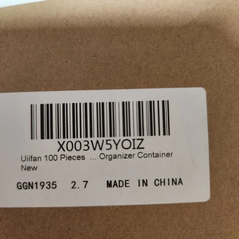 100 New PopUp Plastic Bottles Vial Medical Jewelry Organize Container Labels 5